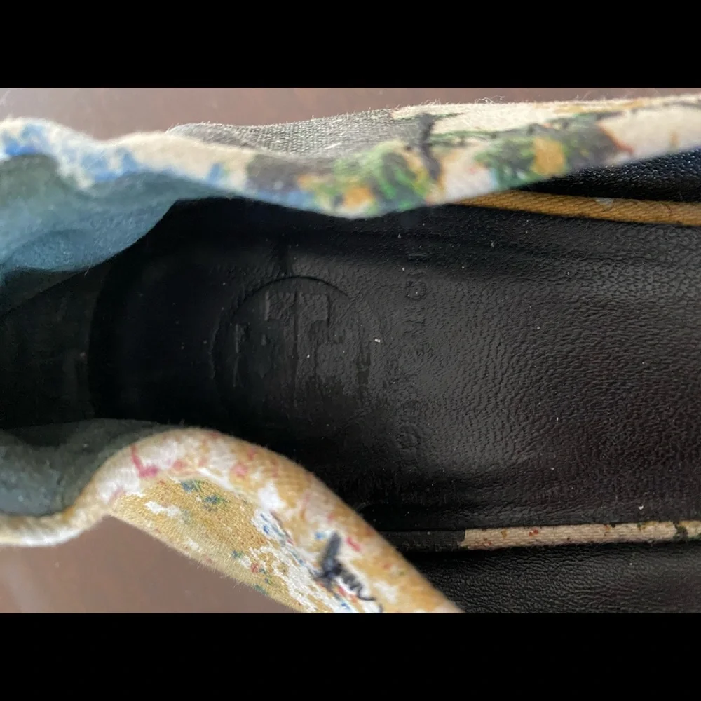 TORY BURCH multi color  REVA color ballet flats , size 9